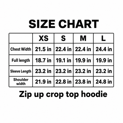VNTG LGCY CROP TOP ZIP UP HOODIE