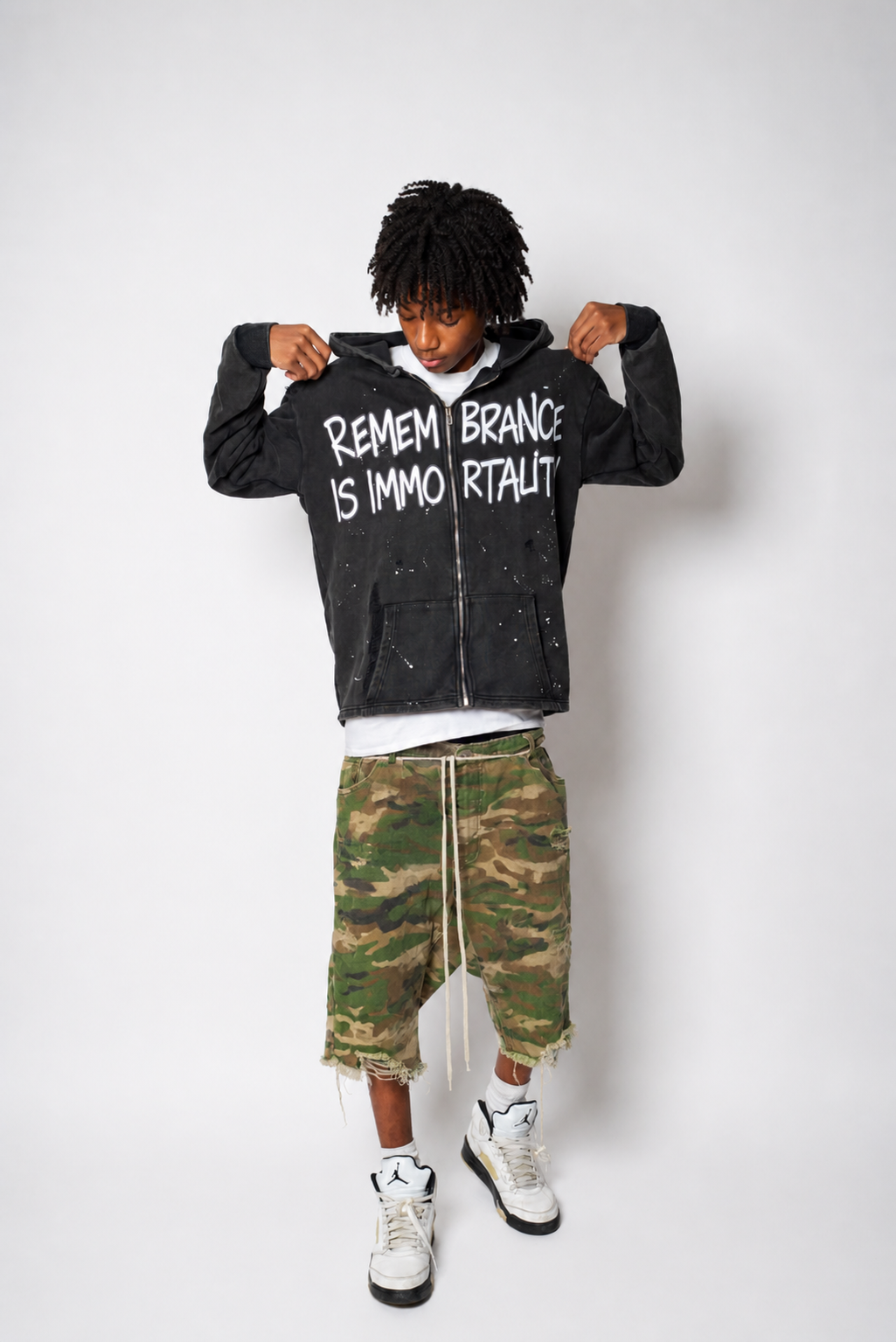 VNTG LGCY ZIP UP HOODIE