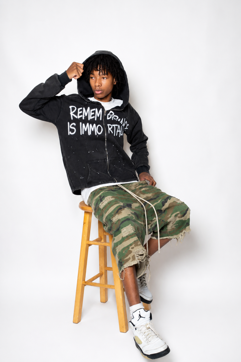 VNTG LGCY ZIP UP HOODIE