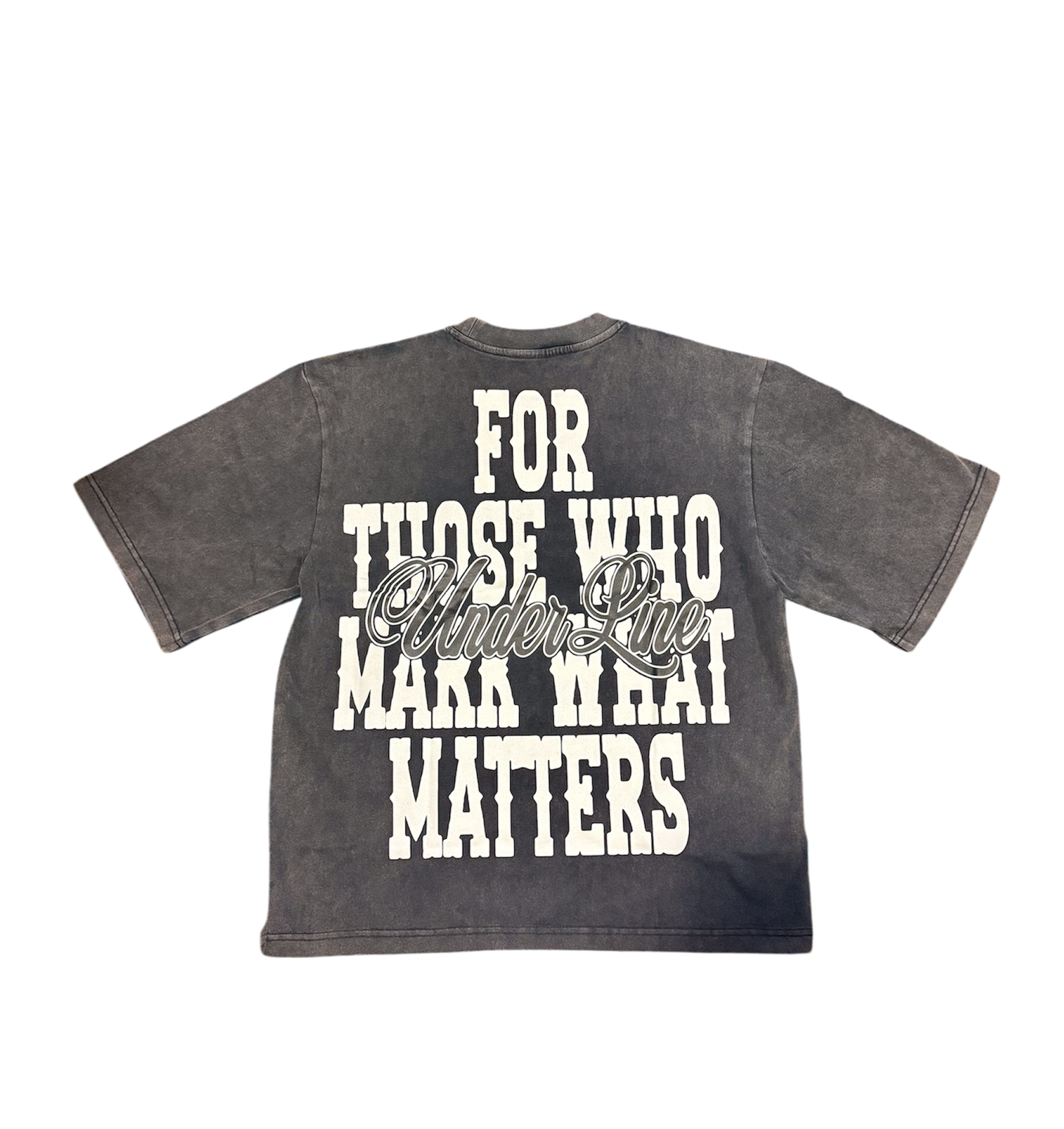 BLACK MARK WHAT MATTERS TEE
