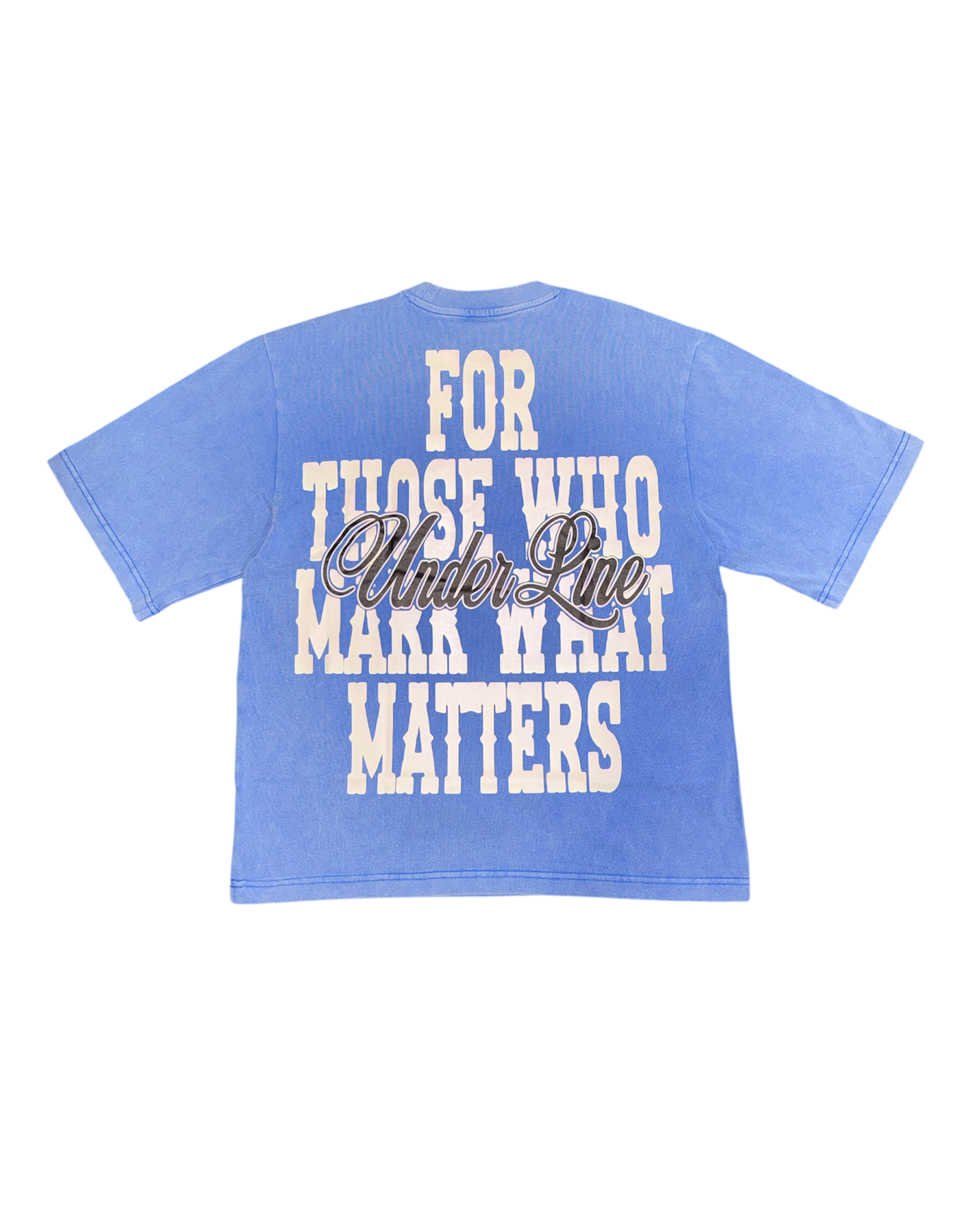 BLUE MARK WHAT MATTERS TEE