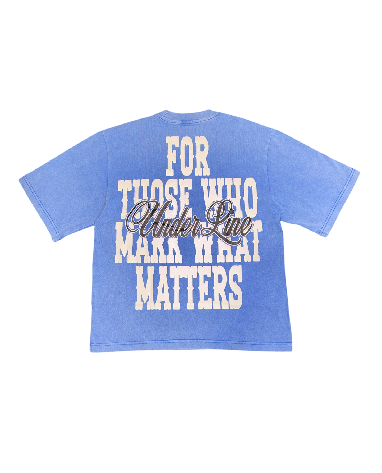 BLUE MARK WHAT MATTERS TEE