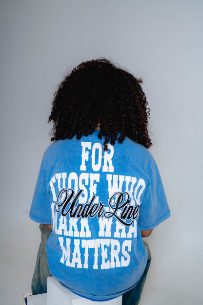 BLUE MARK WHAT MATTERS TEE